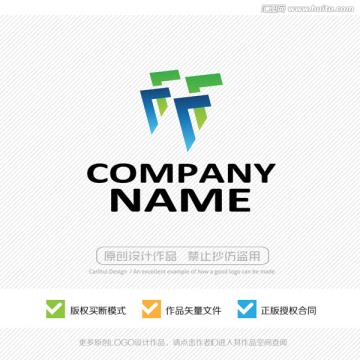 F字母 LOGO设计