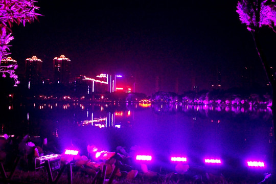 佛山千灯湖夜景