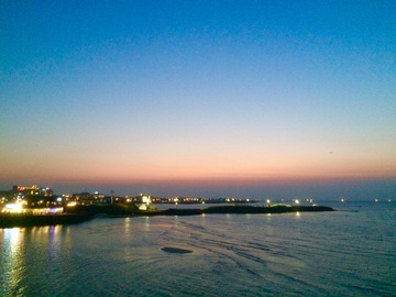 大海夜景