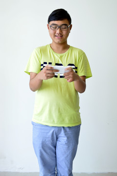 男孩 肖像 人像