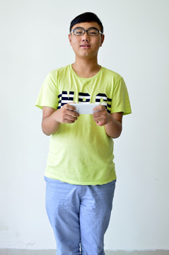 男孩 肖像 人像