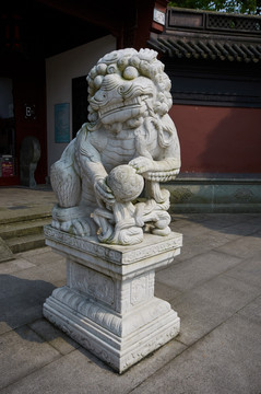 钱王祠 杭州 石狮