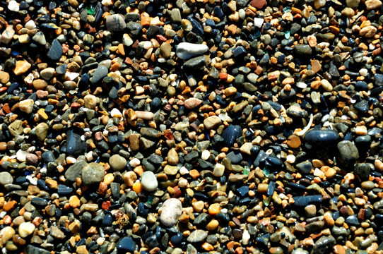 海滩鹅卵石