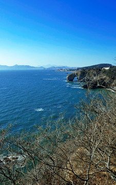 海岸冬季风光