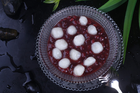 红豆配小丸子