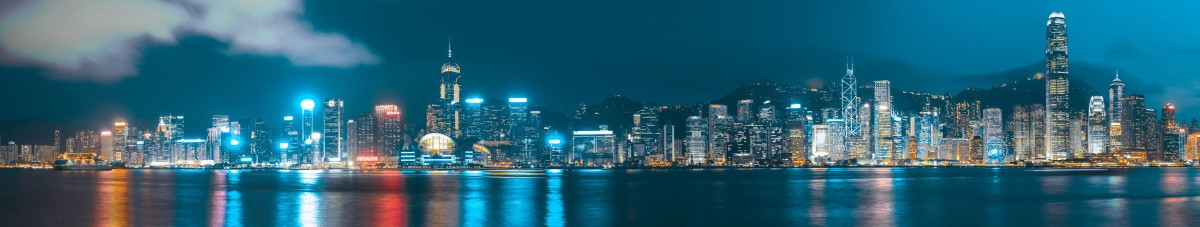 香港夜全景