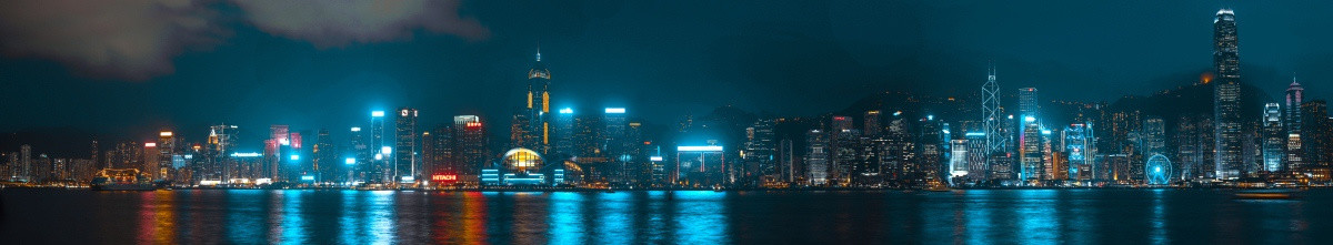 香港夜全景