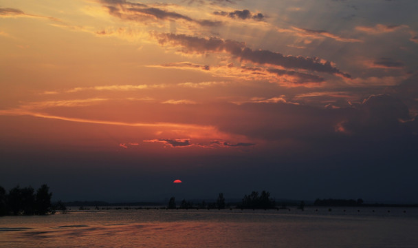 自然风光 夕阳云彩