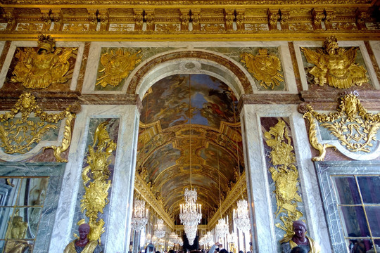宫殿 凡尔赛宫 内廊 拱顶