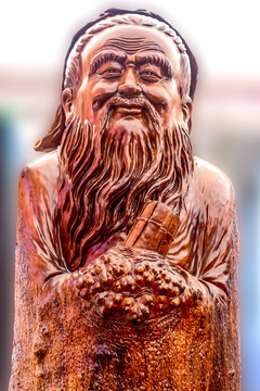人物根雕