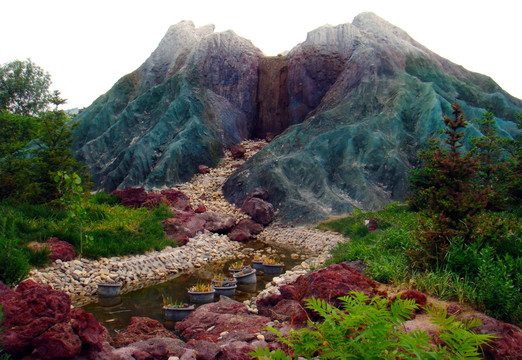 长白山 雕塑