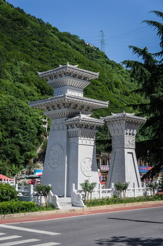 太白山 汤峪 山门