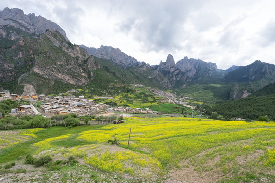 扎尕那景区 扎尕那村