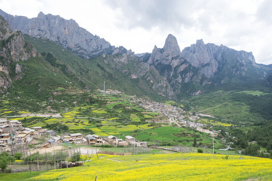 扎尕那景区 扎尕那村