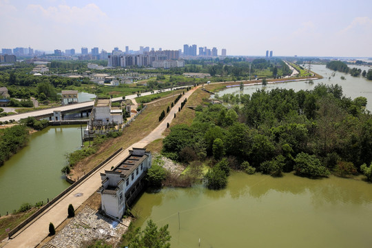 江堤 排灌站