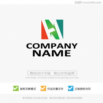 NH字母 HN字母 LOGO