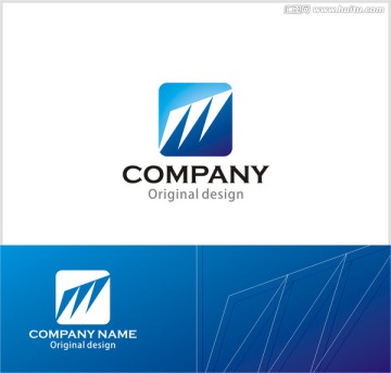 字母M logo设计 企业标志
