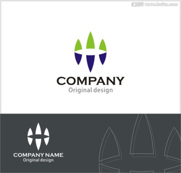 企业logo 字母HM