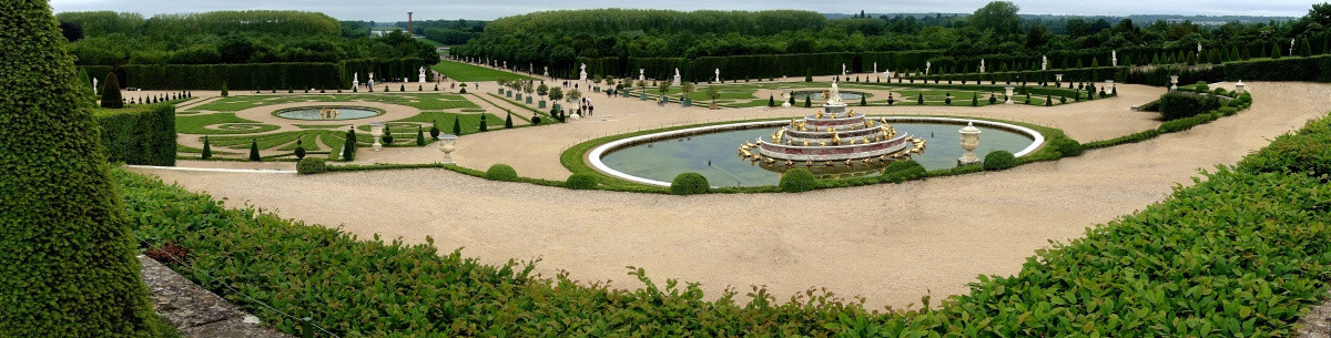 法国 凡尔赛宫 后花园 全景