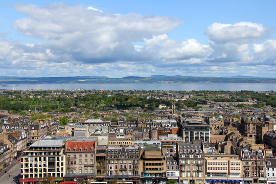 爱丁堡城市全景