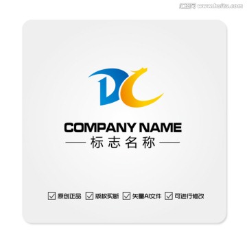 DC字母LOGO