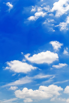 蓝天 白云 云朵 天空