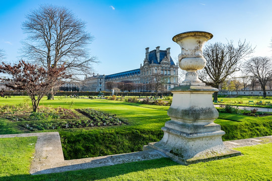杜乐丽花园雕塑 卢浮宫