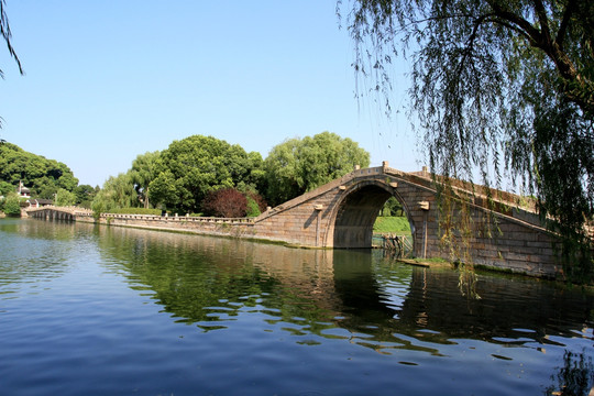石湖 越城桥