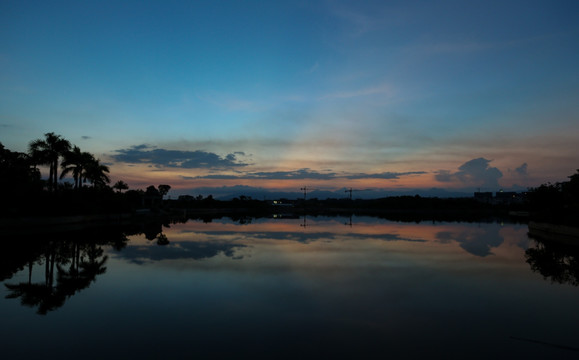 夕阳 日落