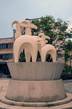 杭州梦想小镇创业园雕塑