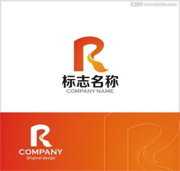 字母RP logo设计