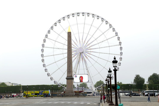 巴黎协和广场 方尖碑 摩天轮
