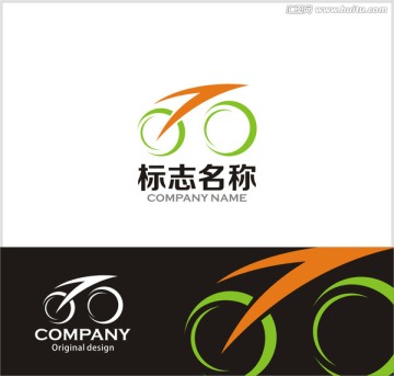 自行车logo 骑行logo