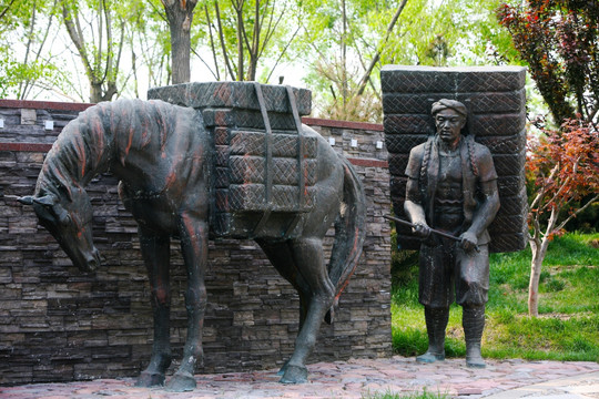 茶马古道 雕塑