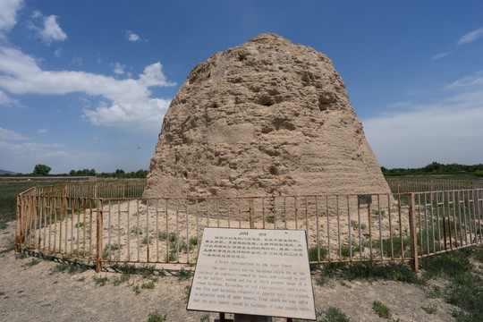 西夏王陵 三号陵 阙台