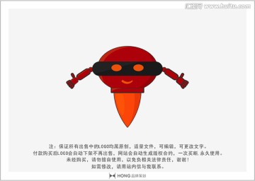 卡通 吉祥物 LOGO 机器