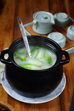 丝瓜杂菌汤