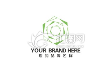 绿色玫瑰logo