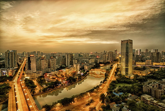 成都夜景