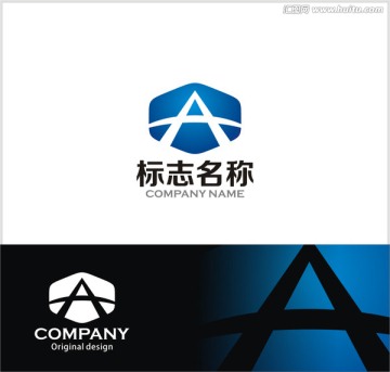 字母A logo设计 企业标志