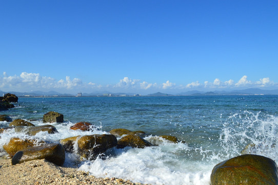 海面浪花
