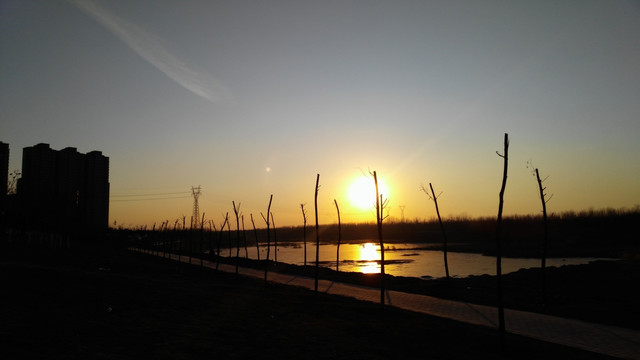 夕阳