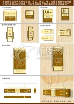 高档标识全套