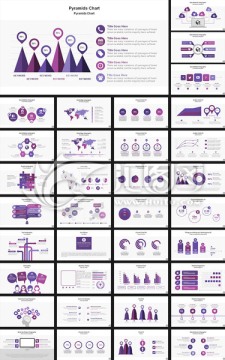 紫色高端大气企业通用ppt模板