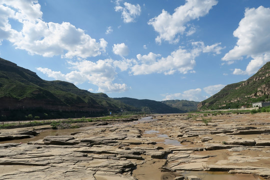 黄河壶口 黄河滩