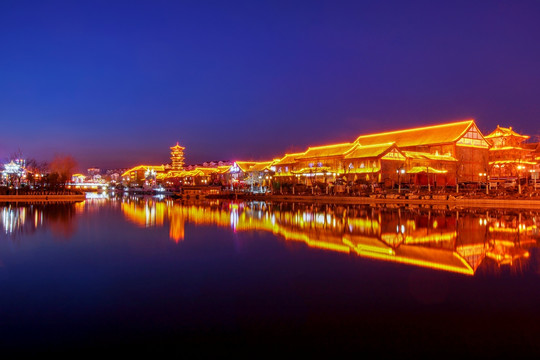 青州宋城夜景