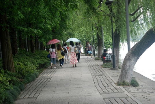 湖边小道