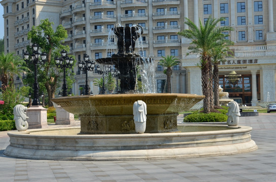 欧式喷泉 雕塑