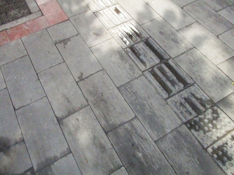 雨后的地面 地面摄影 地砖素材