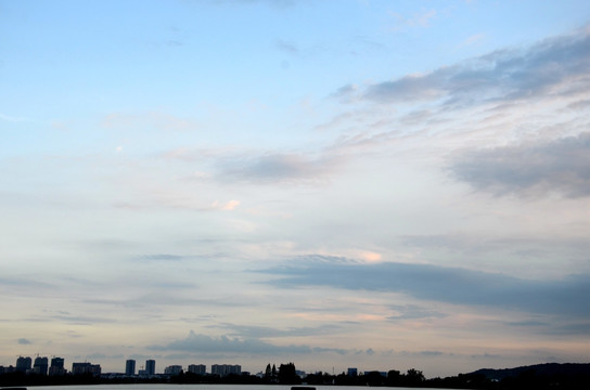 晚霞 天空云彩 黄昏